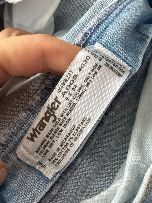 Wrangler Light Blue Straight Leg High-Rise Jeans - Image 8