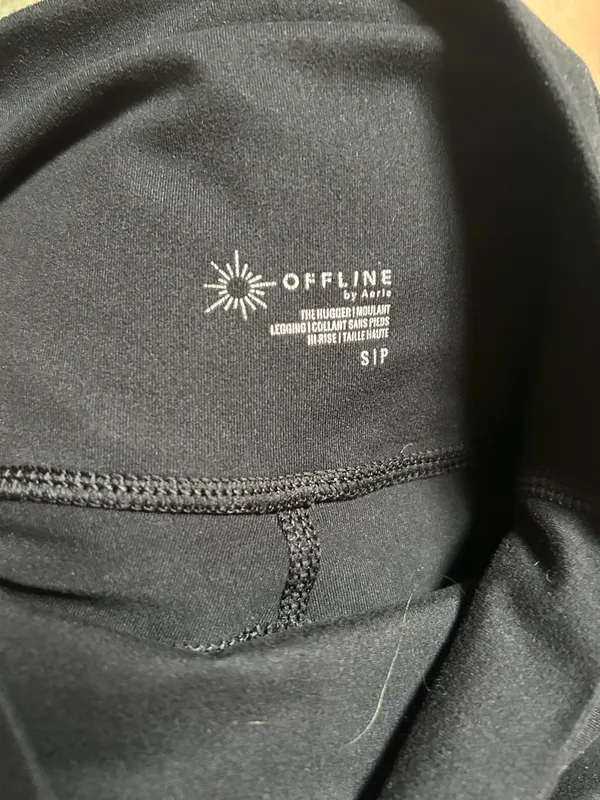OFFLINE by Aerie Black High-Rise Leggings with pockets - Image 3