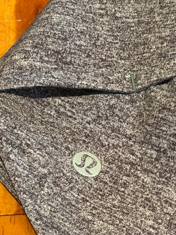 Lululemon Speed Up Low-Rise Lined Shorts 2.5” Heather Lux Multi Black/Black Size 4 - Image 3