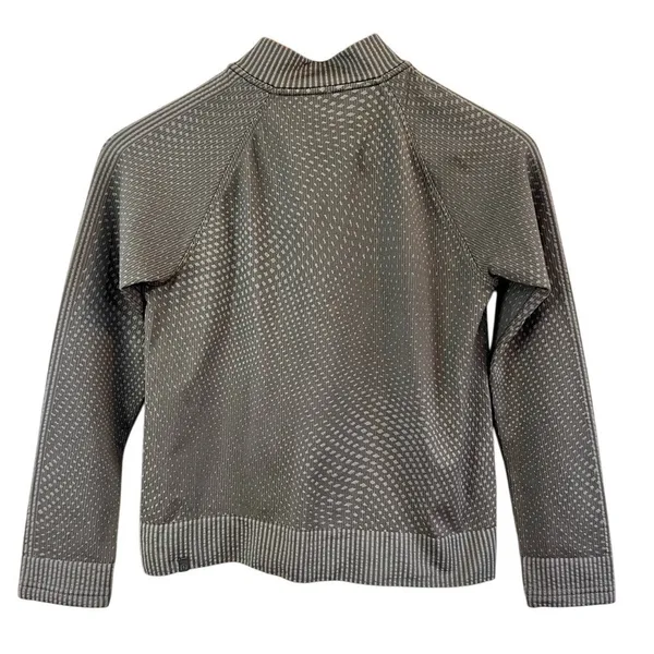 Lululemon Rest Less Cropped Half-Zip Grid Warp Rover Raw Linen Size 10 (Est) - Image 3