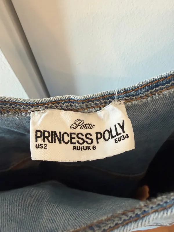 Princess Polly Mini Denim Dress - Image 5