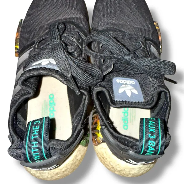 Adidas‎ NMD R1 Palm Tree Sneakers Men’s Size 6.5 Athletic Fashion Streetwear - Image 5