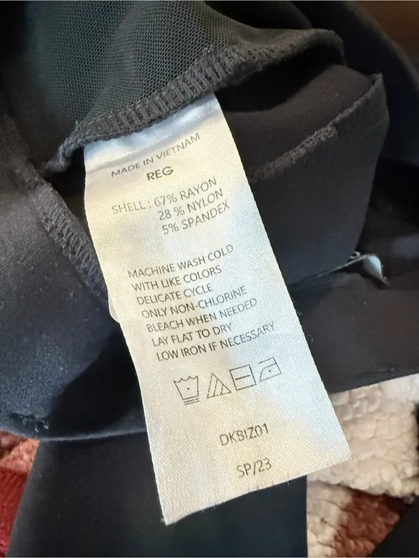 Quince Black Stretch Ponte Straight Leg Pants Size Small Work Trouser - Image 4