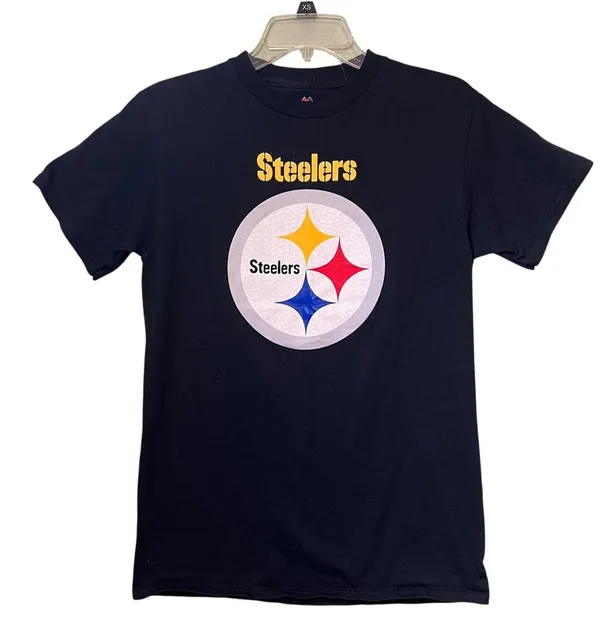 Pittsburgh Steelers Shirt Women's Sm Black NFL Football Short Sleeve Cotton Tee - Image 9