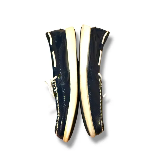 Sperry Top Side Navy Blue Angelfish Casual Boat Shoes Sz 7‎ - Image 2