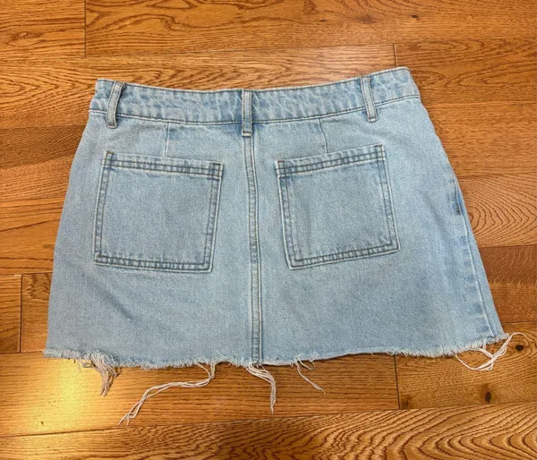 Edikted Denim Skirt - Image 3