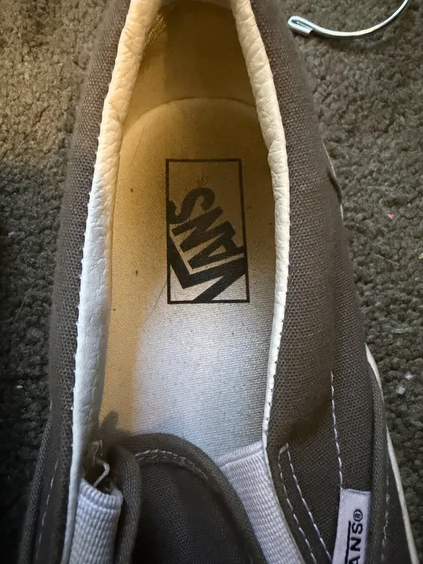 Grey Vans Slip-On Women’s9.5  - Image 2