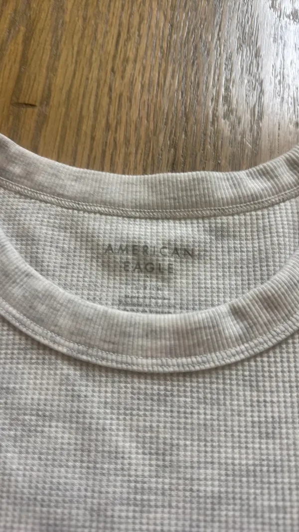 American Eagle Waffle Knit Short Sleeve Shirt - Image 2