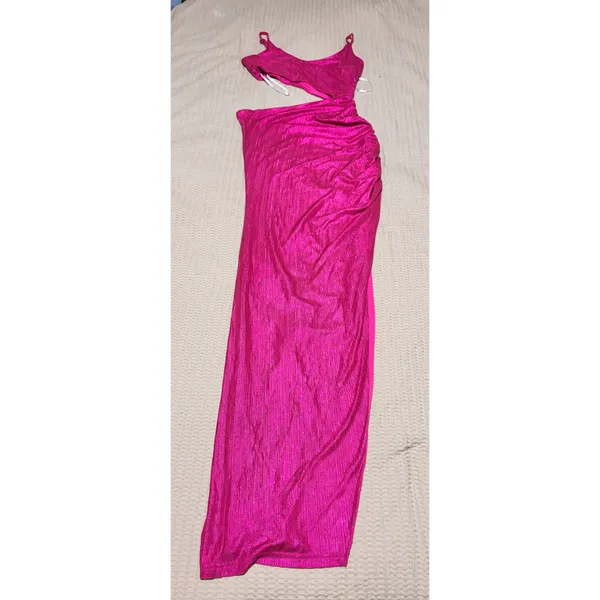 Superdown cut out maxi side slit maxi dress - Image 3