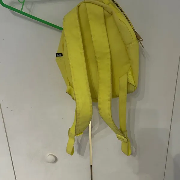 Herschel Yellow Backpack small - Image 7