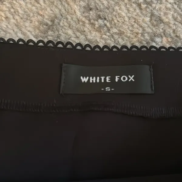 White Fox Black Skirt - Image 2