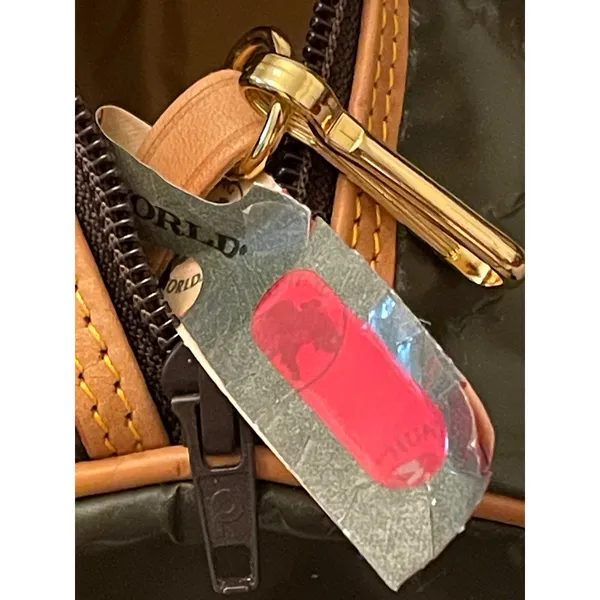Hunting World 80s Hunter Green Barrel Bag with Tag Hologram RARE Bag - Image 6