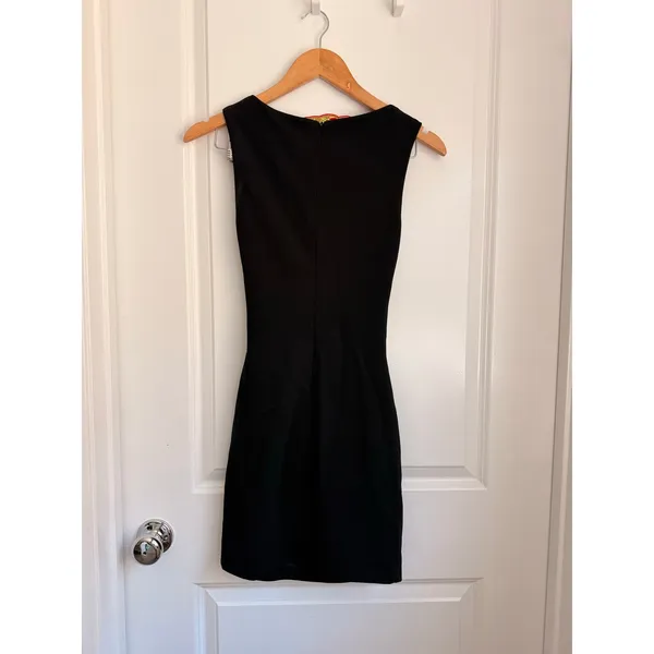 White‎ Fox Boutique NEW Lock My Heart Up Mini Dress Black Instagram Miami Monaco - Image 6