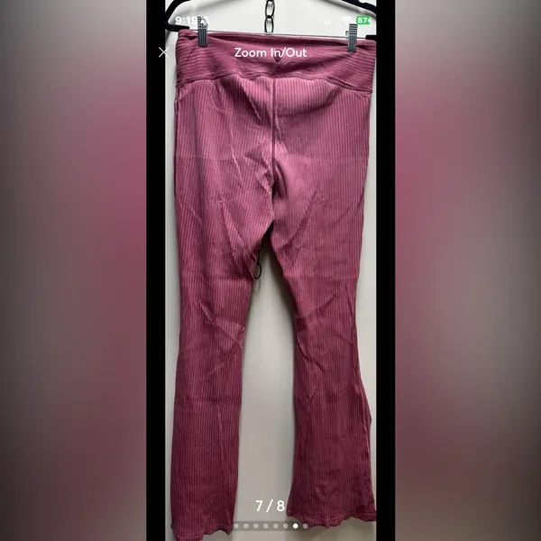 Free People Mark My Words Slim Flares. Size Large - Image 6