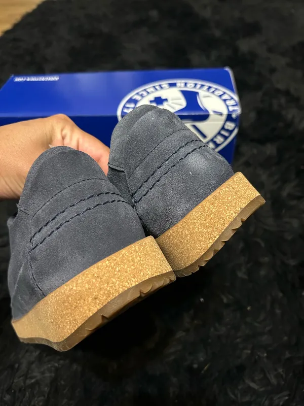 BIRKENSTOCK Honnef low top blue lace up shoes sneakers women’s eur 39 new - Image 4