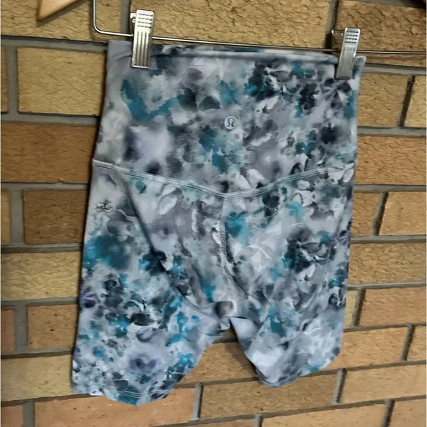 Lululemon Align High-Rise Biker Short 8” Kaleidofloral Multi Nulu Size 2 - Image 3