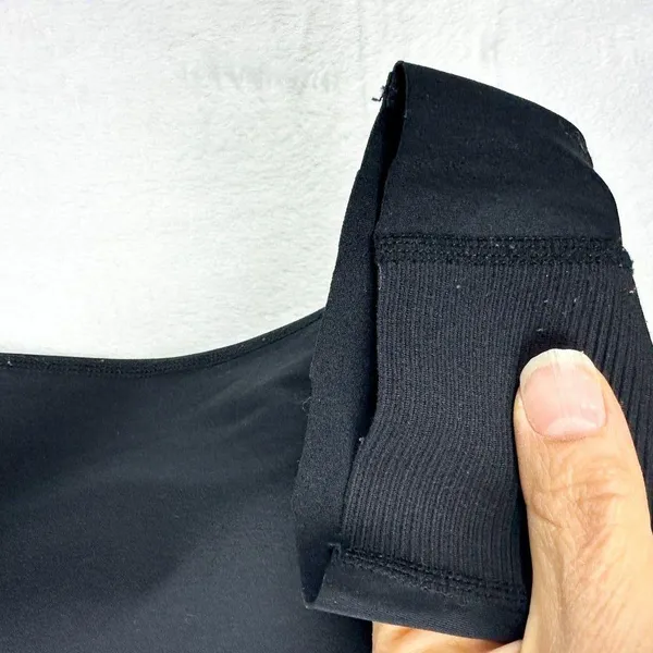 Moto Leggings Size 12 Cropped Black Athletic Athleisure READ - Image 5