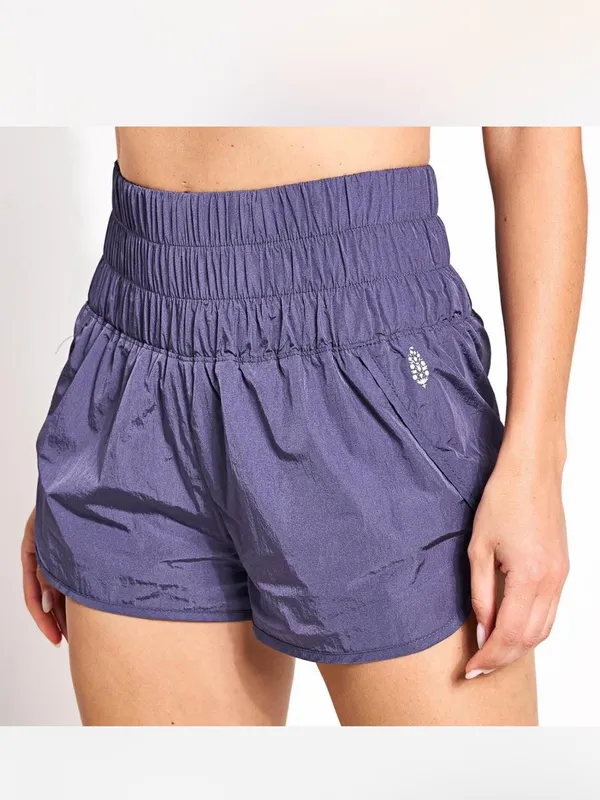 Free People Movement The Way Home Run Shorts Deep Sea Indigo Purple XS - Image 7