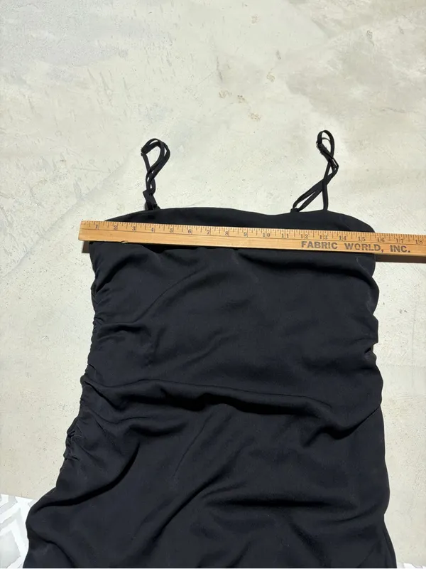 Nastygal NWT Black ruched mini dress 8 - Image 3