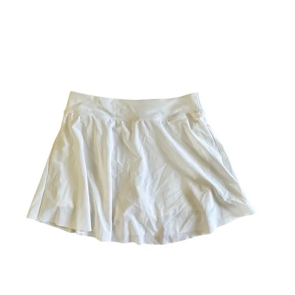 Nike Dri~Fit Women’s Club Golf Skort White Sz M Swoosh Logo Lightweight - Image 3