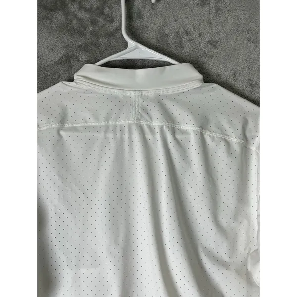 Lululemon Final Lap Jacket Size 6 White Perforated Lightweight Running Zip Up 6 - Image 5