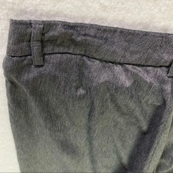 Club‎ Monaco Charcoal Mid Rise Cotton Blend Wide Leg Pant Career Business Size 6 - Image 7