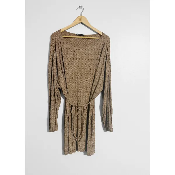 Zara Print Relaxed Boho Mini Dress - Image 3