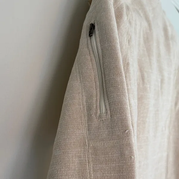 Patagonia Better‎ Sweater 1/4 Zip Pullover Fleece Jacket Oatmeal Beige Womens - Image 8