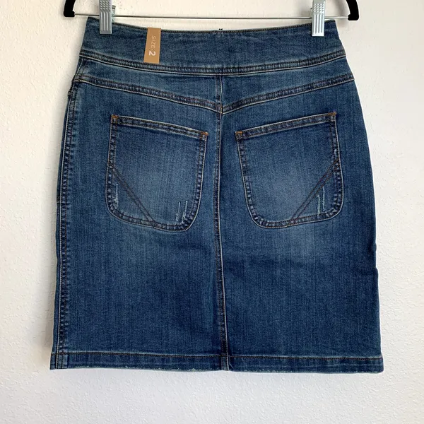NWT Prana Broadway Denim Skirt in True Blue‎ - Image 4