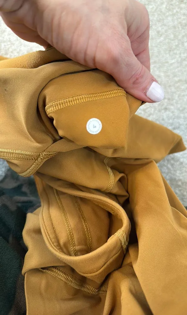 Lululemon Swift Speed Gold Leggings - Image 2