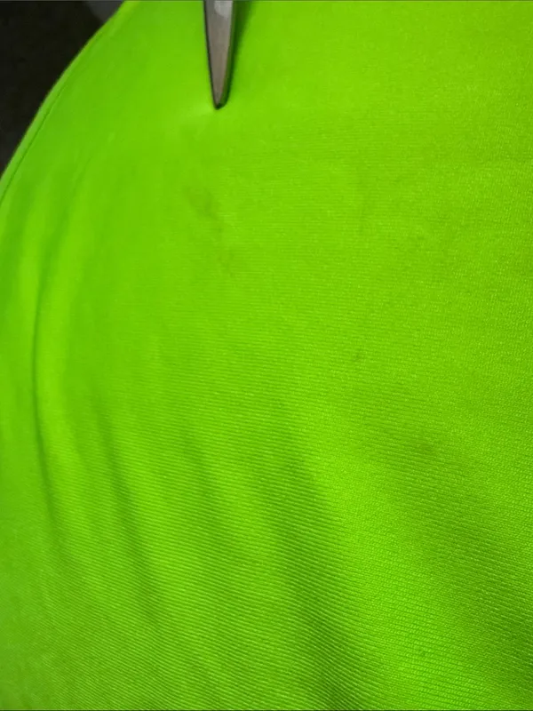 Nike Dri-FIT Running Reflective Full Zip Cycling Vest Neon Green size medium - Image 8