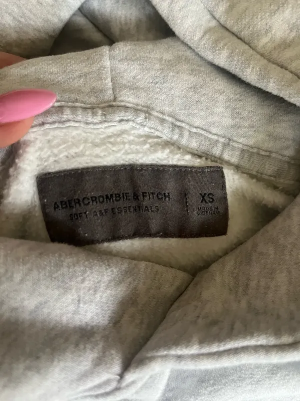 Abercrombie Grey Hoodie - Image 2