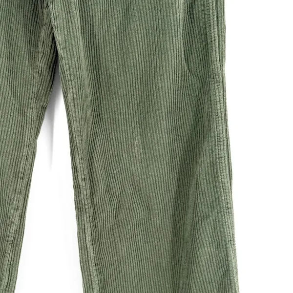 Reformation Alyssa High Rise Wide Leg Corduroy Pants Green 27‎ Organic Cotton - Image 7