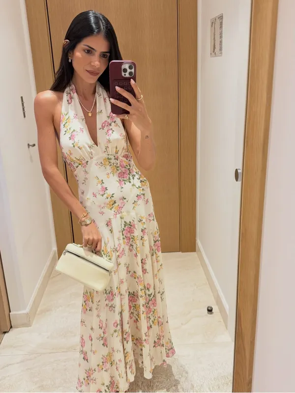 Reformation Briony Dress in Floral 12 - Image 5