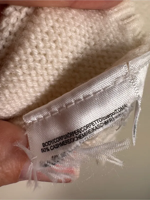Brooks Brothers Cream Cashmere Blend Turtleneck Sweater Womens S Casual Fall - Image 5