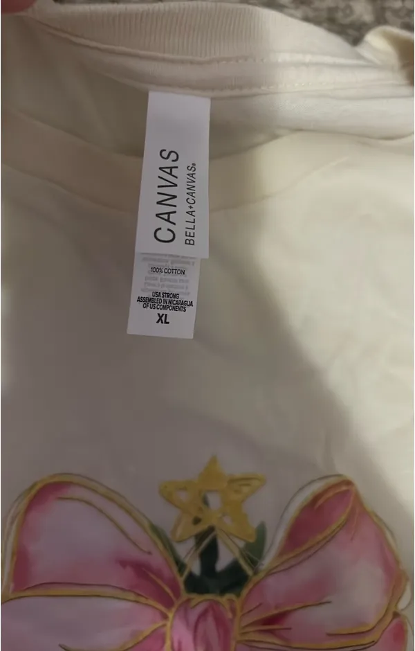 Bella Canvas Christmas Tshirt - Image 2
