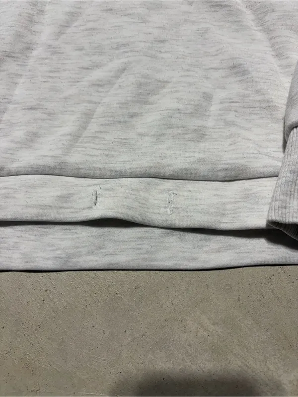 Varley Light Gray Turtleneck Sweatshirt Betsy LW double face medium - Image 7