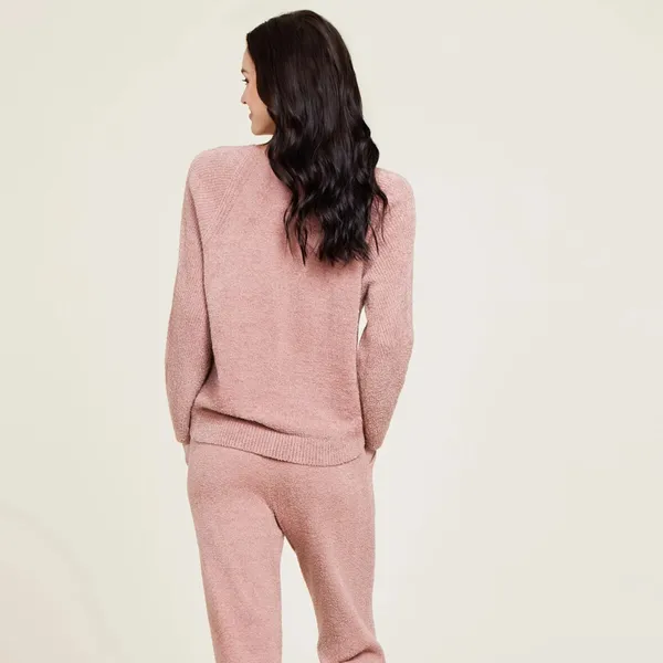 Barefoot Dreams - CozyChic Lite Rib Blocked Pullover - Image 3