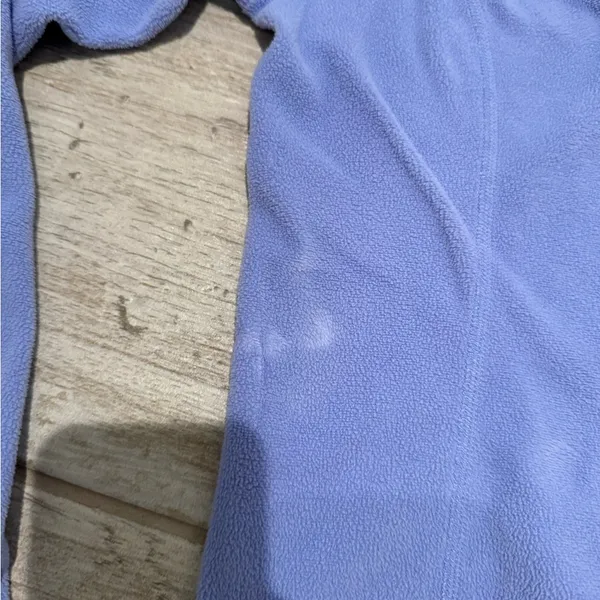 Periwinkle North Face Fleece 1/4 Zip Pullover Size S - Image 5