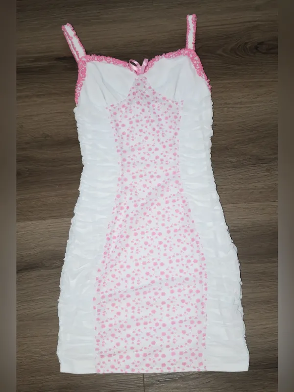 TigerMist Yolanda Pink Floral Mini Dress 🌸 - Image 11