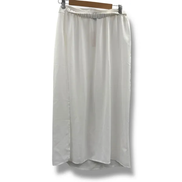 Anthropologie‎ Sunday in Brooklyn White Sheer Side Slit Maxi Skirt Sz XS NEW - Image 4