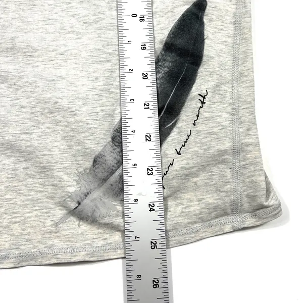 Lululemon Find Your True North Feather Tank Top Small Heathered Gray Yoga EUC‎ - Image 6