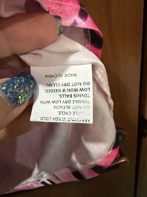 Women’s Pink Tie-Dye Tank Top with Front Knot - Image 4