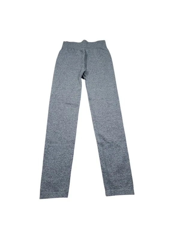 American Tall Women's Active Seamless Leggings Size Medium Tall MT Gray Black - Image 2