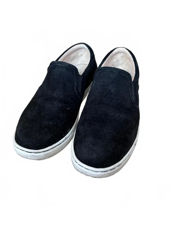 UGG Fierce Geo Perforated Suede Slip-On Sneakers Shoes Black Women's Size 7 - Image 3