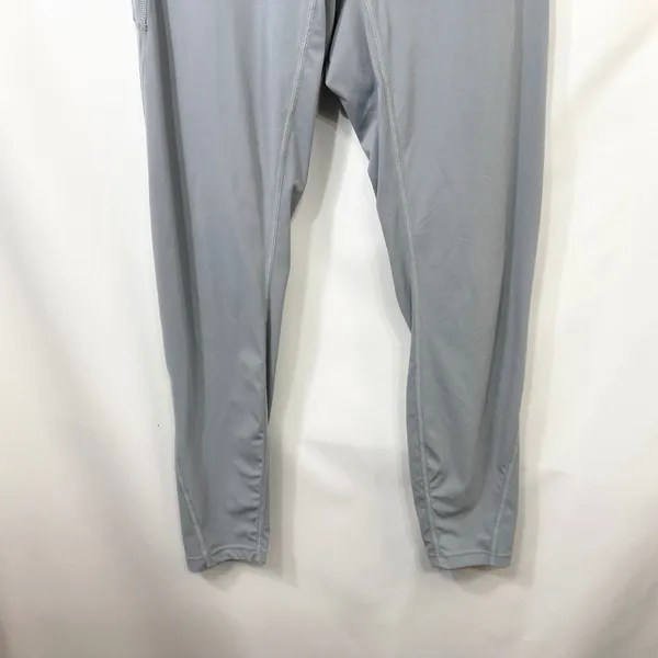 Halara Medium Leggings High Waisted Gray Side Pockets 7/8 Solid‎ Athleisure 704 - Image 3
