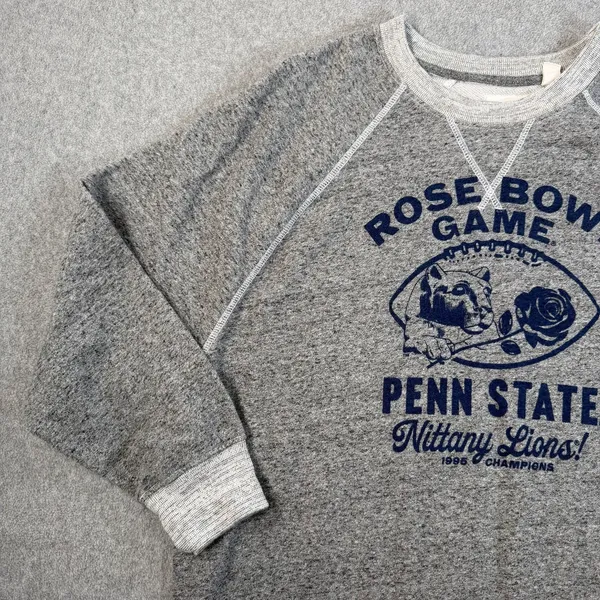 Penn State Nittany Lions Tailgate Clothing Rose Bowl Sweatshirt Size Medium Gray - Image 3