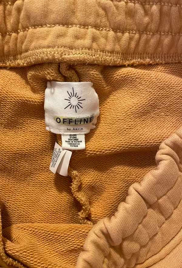 Aerie Offline Yellow Sweats - Image 4