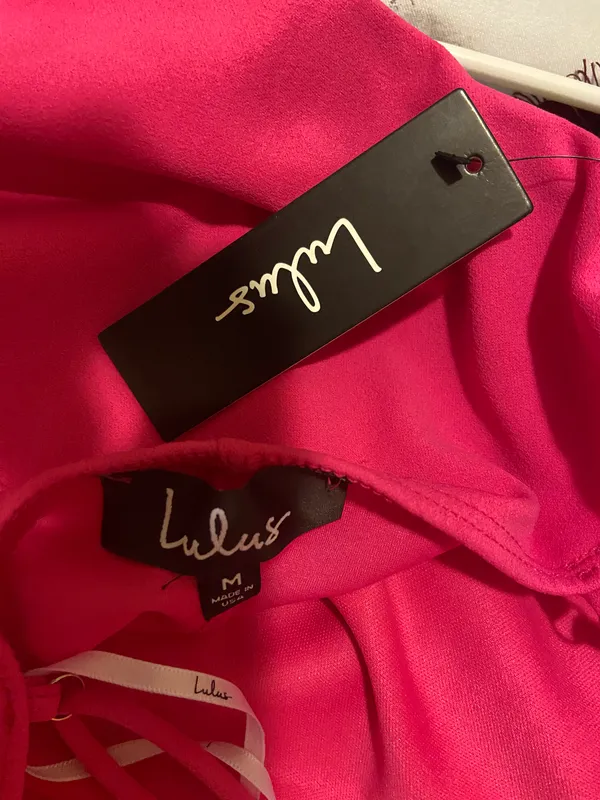 Lulus Hot Pink Cut Out Bodycon Dress - Image 3