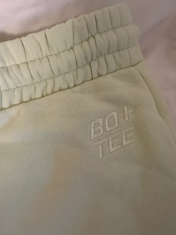 Bo & Tee Wide Leg Sweatpants - Lime  - Image 5